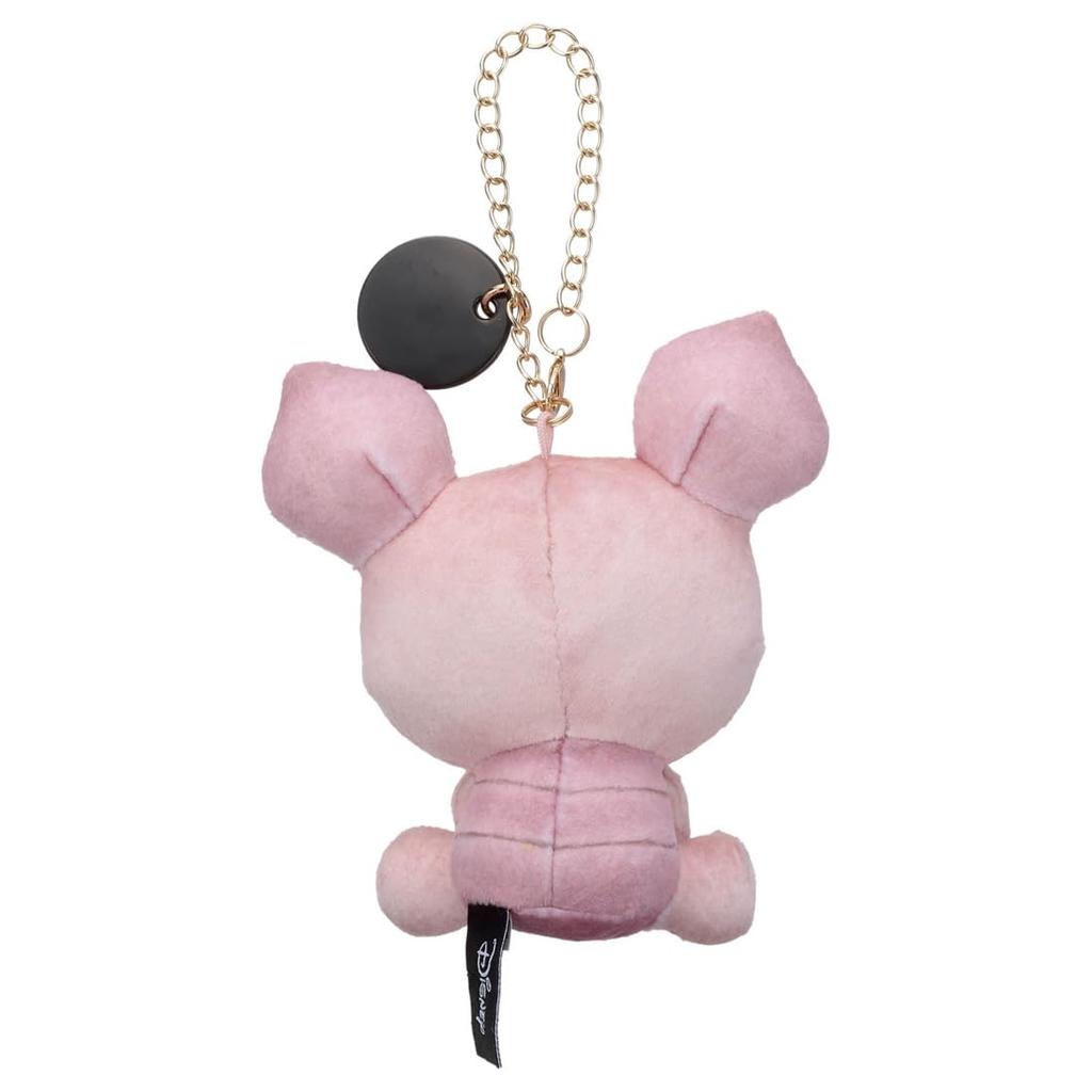 Takara Tomy Arts Disney Character Nui Pan Chain Strap Mascot Character Pan Piglet Plush Approximately 12cm Tall (Sitting) Toy,