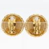 Chanel COCO Mark Earring Vintage Plated Gold 23g Women Used