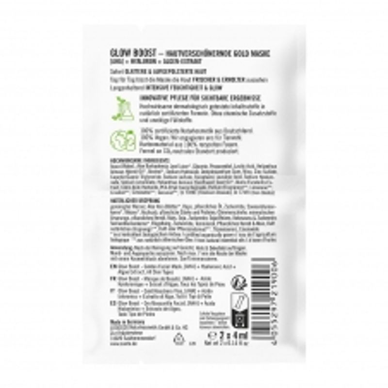 Sante Glow Boost Goldene Gesichtsmaske 8ml