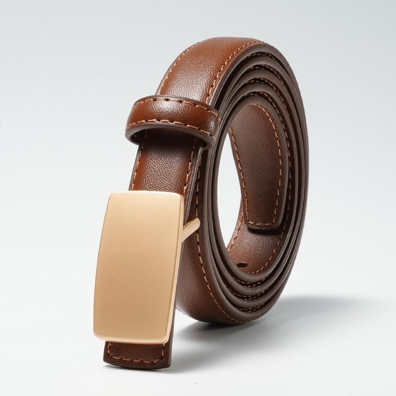 

Женский ремень с гладкой пряжкой, женский ремень, новый стиль, брюки, платье, декоративный женский ремень для юбки, универсальный тонкий ремень 105cm