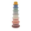 Hourglass Stacking Cup Water Playing Toys for Pools Bathtub Shower Interactive Toy for Baby 6M+ Early Learning 7Pieces