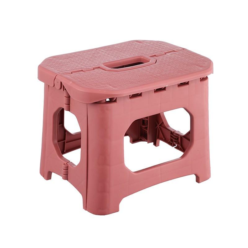 Portable Folding Plastic Stool Outdoor Camping Picnic Travel Kids Use Compact Stackable Modern Minimalist Design