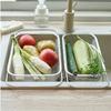 S/M/L Sink Drain Basket Stainless Steel Vegetable Tableware Holder Kitchen Draining Rack  Kitchen