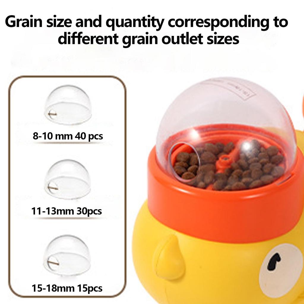 Pet Treat Dispenser Toy Dog Slow Puzzle Feeder Interactive Duck Treat Dispenser Automatic Feeder Toys for Dog Training Supplies