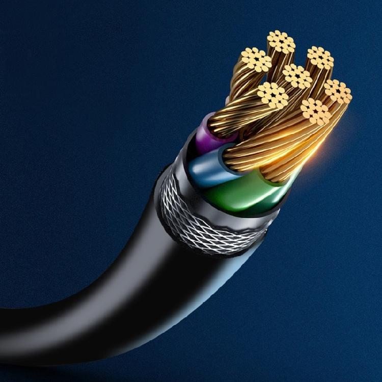 66W 5A Colied USB C Cable Fast Charge Type C Cord for Android Phone Spring USB C