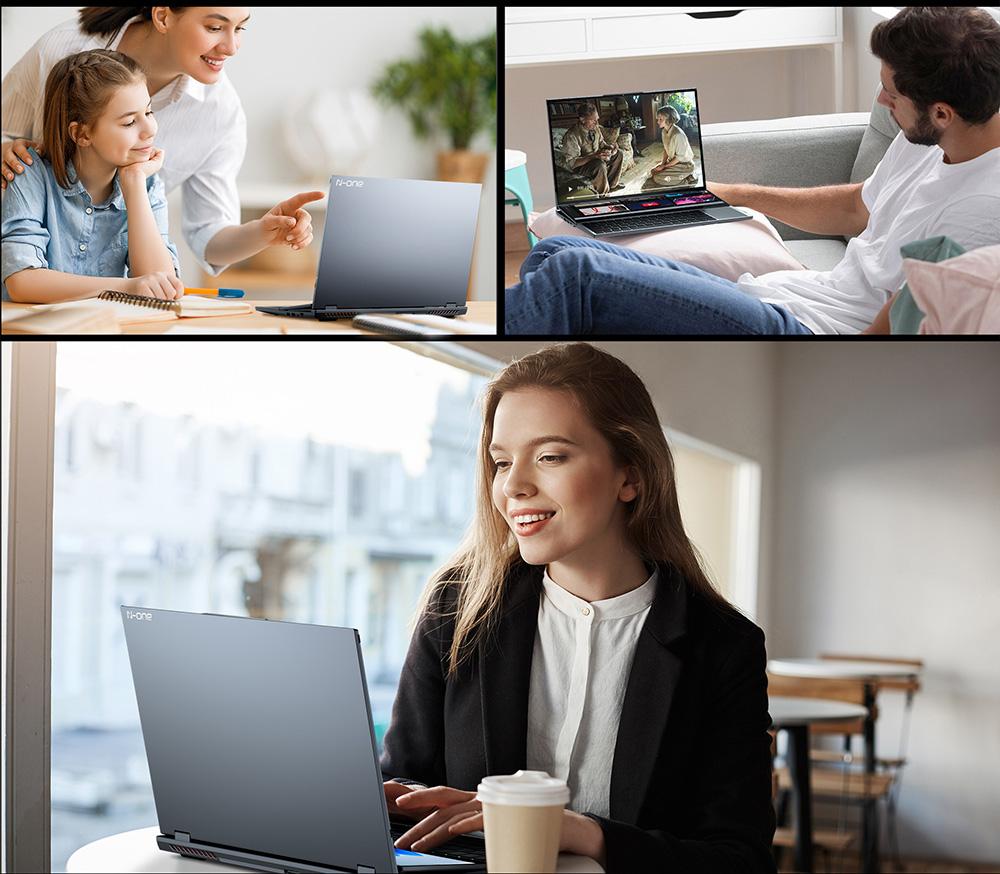 Odnowiony laptop N-one NBook Fly z dwoma ekranami Intel® Core™ i7-10850H 2.7GHz 16 cali 1920*1200 Pełny ekran 14 cali 1920*550 RAM:16 GB pamięci DDR4:1TBSSD