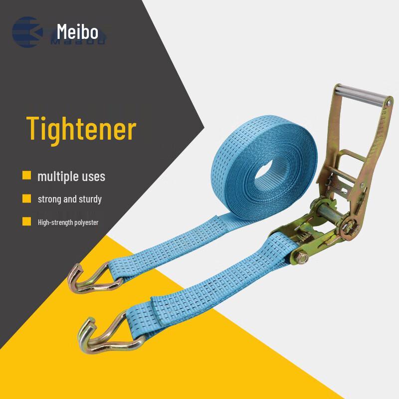 MABOO High-Strength Ratchet Tie-Down Strap 50mm x 12m