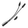 10AWG Solar Panel to SAE Adapter Cable SAE Solar Extension Cable for Automobiles Motorcycles 0.35m