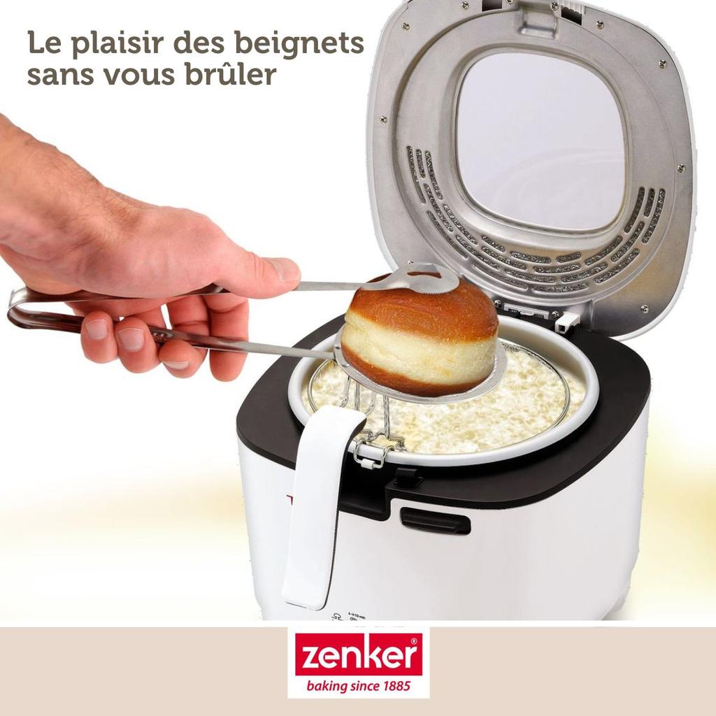 Zenker Smart Pastry Bain Marie Set and Frying Tongs for Donuts Ref. 9941350