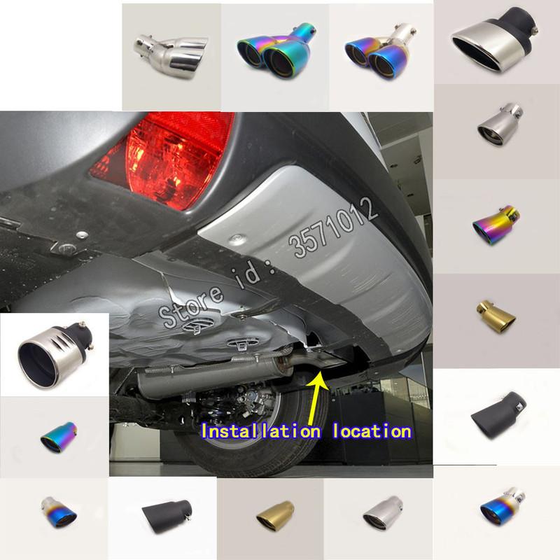 Für Peugeot 2008 2014 2015 2016 2017 Autoabdeckung Schalldämpfer Außenendrohr Widmen Auspuffspitze Schwanz Outlet Ornament Entlüftungsrahmen