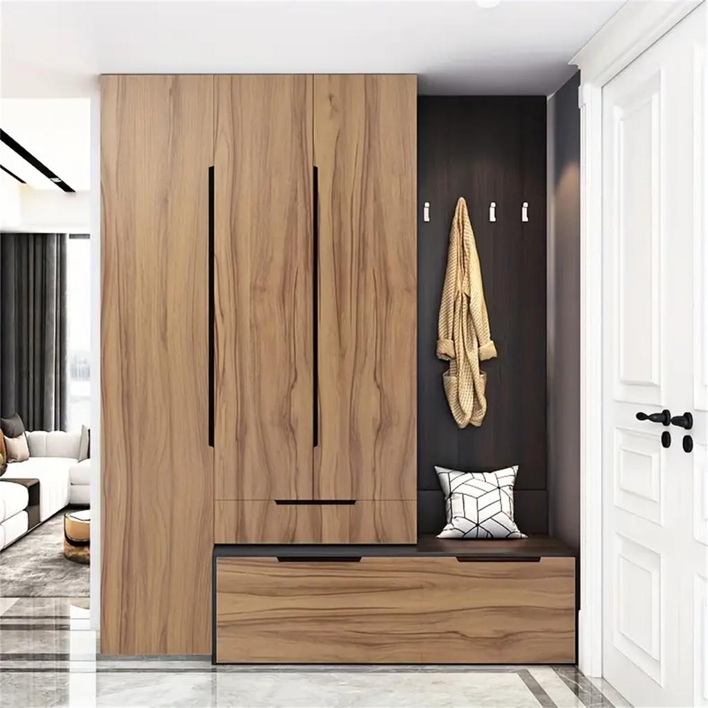 Classicwood Wall Cover Self Adhesive Pvc Water-Repellent Removable Contact Wall Sticker Paper For Countertop Closet Kitchen Renovation