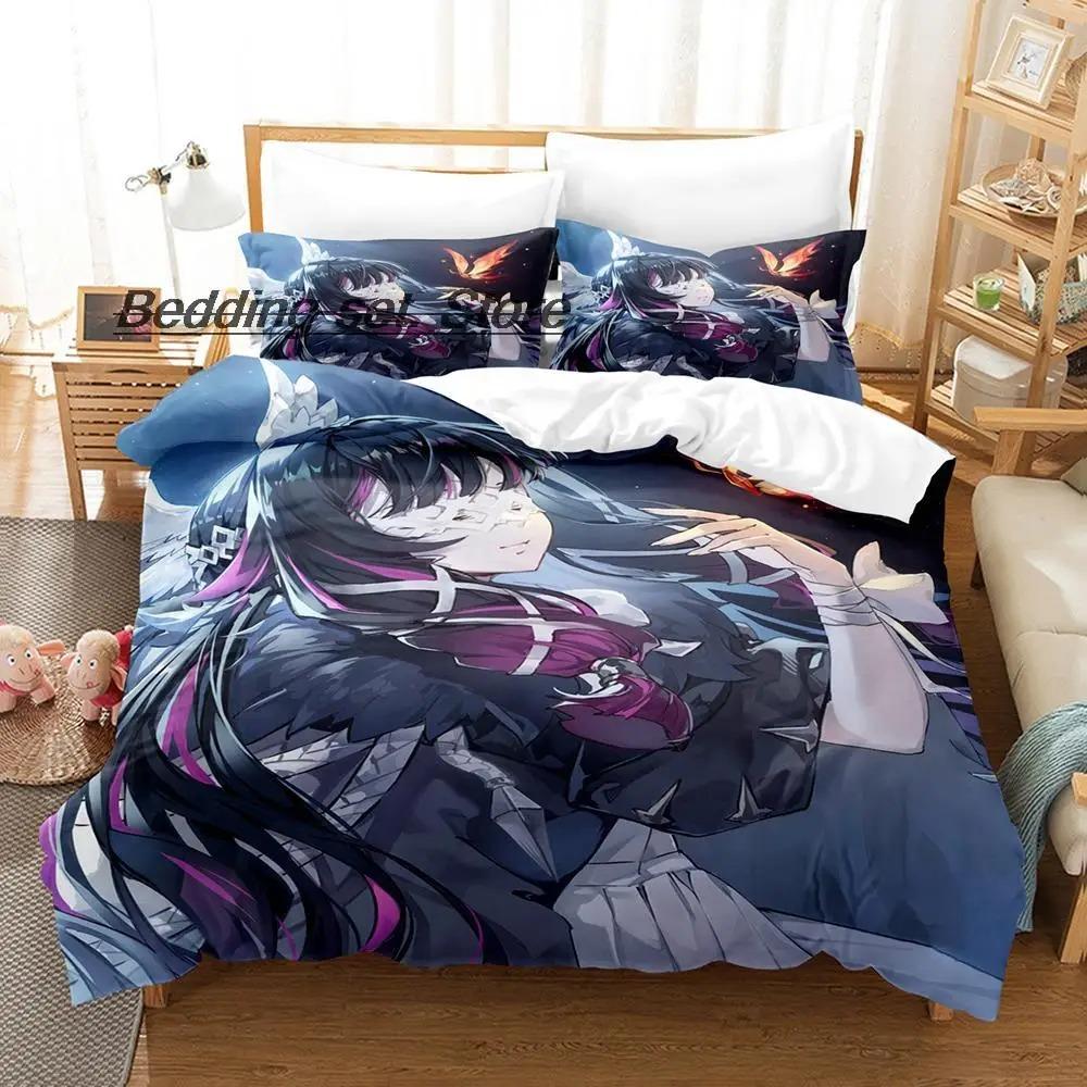 Game Genshin Impact Columbina Bedding Set Single Twin Full Queen King Size Bed Set Aldult Kid Bedroom Duvetcover Sets Anime Bed