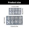 2PCS Silicone Nail Art Moulds Flower Nail Art Template Moulds Silicone Texture for Beauticians and Nail Art Learners