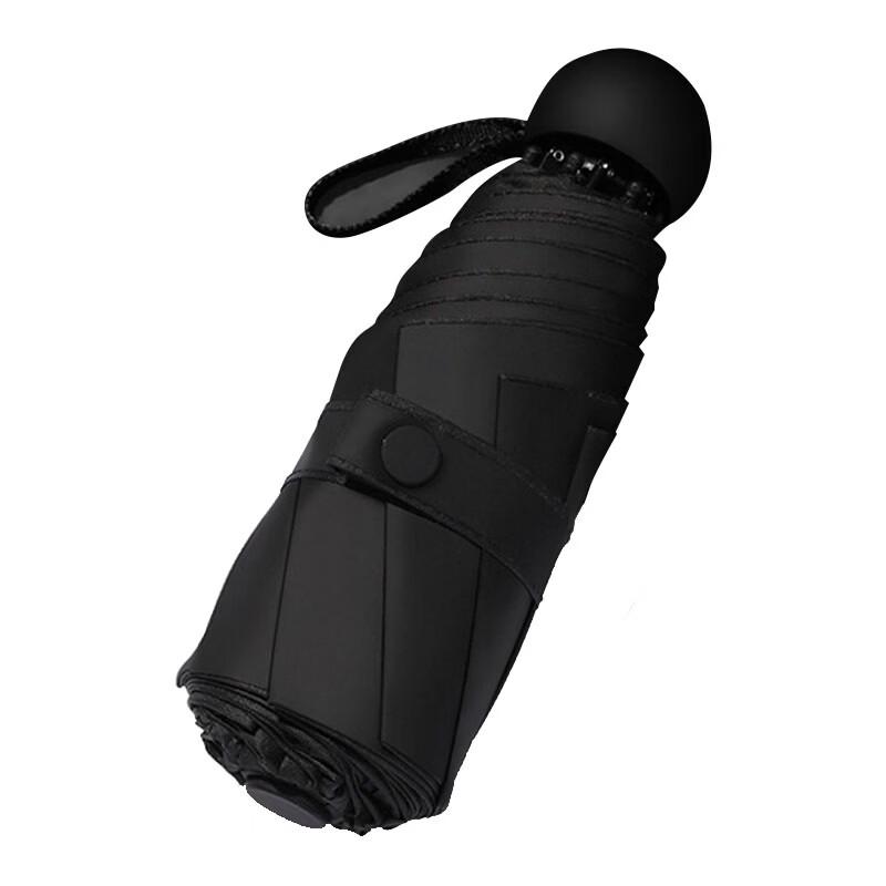 Tri-polar 5-Fold 8-Rib Sun & Rain Umbrella