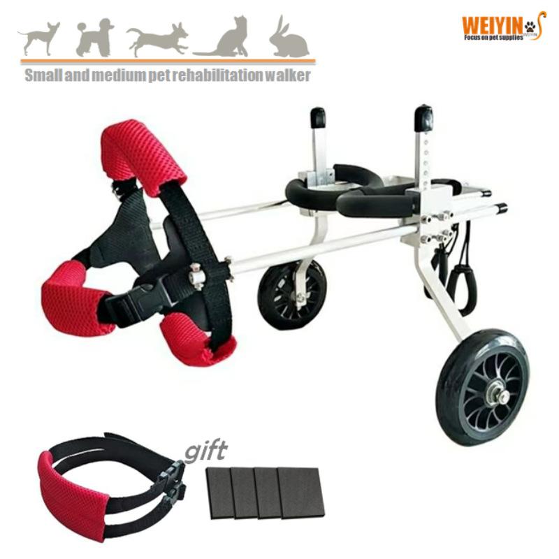 

Инвалидная коляска для собак, для животных с ограниченными возможностями, параличом задних конечностей, скутер для животных, поддерживающий задние конечности, плюшевый кот, коляска для маленьких и средних собак XXS