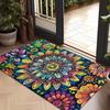1PC Forest Kitchen Rugs Non-Slip Home Door Mats Pop design Bathroom Rugs Bath Mat Carpet for Home Sink Laundry Decor
