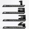 Giossy Black 3D ABS COMPETITION ABS Emblem Thunder Edition For BMW M1 M2 M3 M4 M5 M6 M7 M8 Car Trunk Badge Sticker tv2
