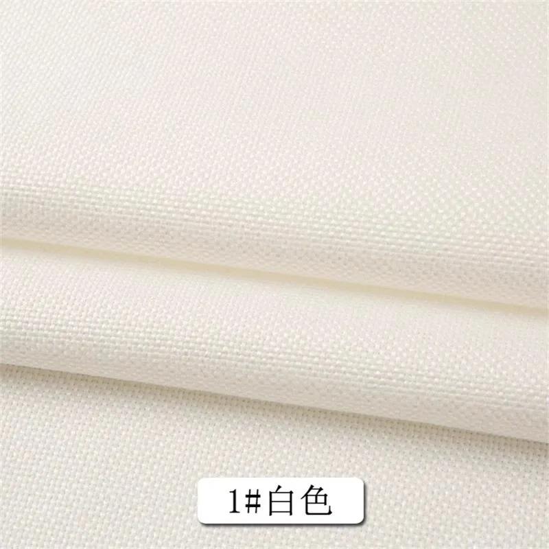 Cotton Linen Style Sofa Fabric By Meters for Upholstery Tablecloth Bag Curtain Pillowcase Diy Sewing Thick Wearable Cloth Plain