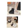 Keilabsatz Sandalen Dicke Sohle Mode Höhensteigerung Kreuzriemen Fischmaul Damenschuhe Freizeit Sandalen