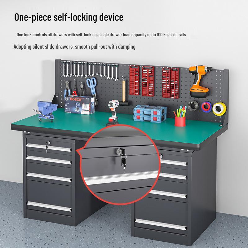 Heavy-Duty Stainless Steel Anti-Static Workbench for Laboratory and Workshop Use