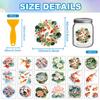18Pcs Plastic Silhouette Paper for Lighting Decoration Paper Cut Light Box Square Fish 100x90mm