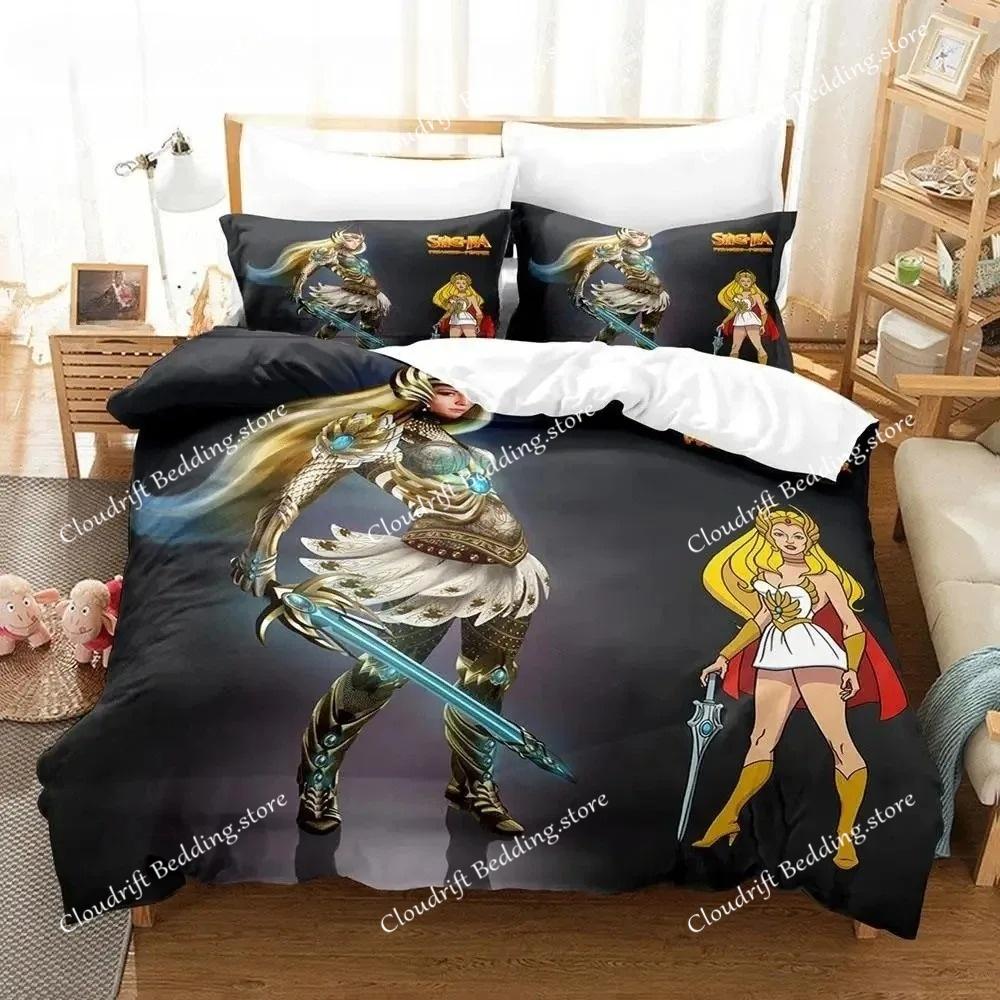 She Ra Und Die Prinzessinnen Der Macht Bettwäsche Set Einzelbett Twin Full Queen King Size Bettset Aldult Jungen Schlafzimmer Bettbezug Sets 3D
