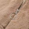 Popular women's autumn and winter rabbit fur artificial fur zipper top open skirt women's jacket manufacturer