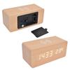 Digital Alarm Clock Wireless Charging Automatic Temperature Detection Safe Stable LED Electronic Clock