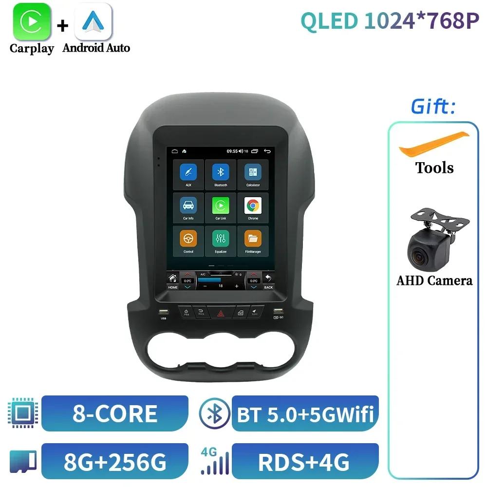 9.7inch Android 14 For Ford Ranger 2012-2015 Car Radio Wireless Bluetooth Carplay Player Navigation 4G GPS Touch Screen Stereo