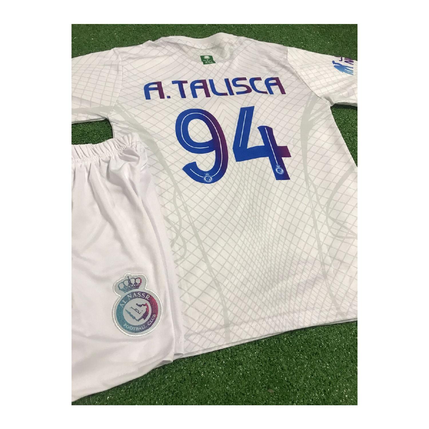 

Al Nassr 2023/24, новый сезон, детские трикотажные шорты Anderson Talisca, комплект из 3 носков