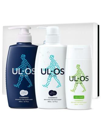 Ulos Total Skin Care 3 Piece Set Dry Skin  New Model 