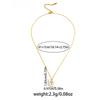European & American Christmas Cartoon Moon Bat Pendant Necklace, Creative Clavicle Chain Gift for Women