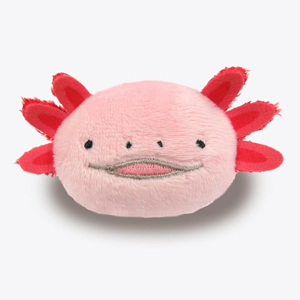 Morisaka Global Mochi Upa Face Plush Badge Pink 5x2x4cm Animal Cute Mochi Series Plush Toy