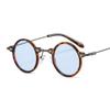New Glasses Clear Lens Ocean Color Eyewear Driving Shades Punk Sun Glasses Small Round Sunglasses
