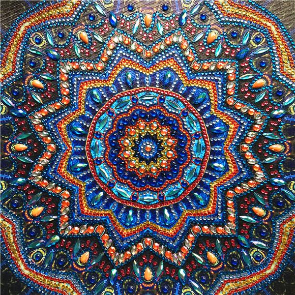 

Полный квадратный/круглый алмаз картина детский мультфильм комикс Особая мандала 5d алмазная вышивка крестиком мозаика украшение дома