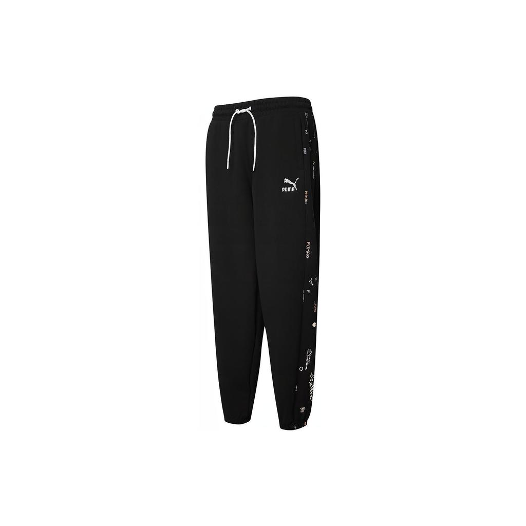 Puma Digital Print Sweatpants Women Sweatpants Black 531286-01