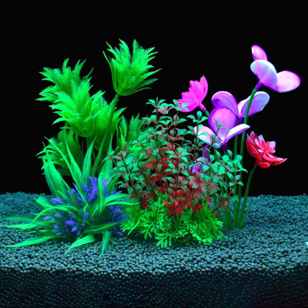 5pcs Creative Fake Grass Simulated Artificial Seaweed Water Grass Diy Aquatic Plants Underwater