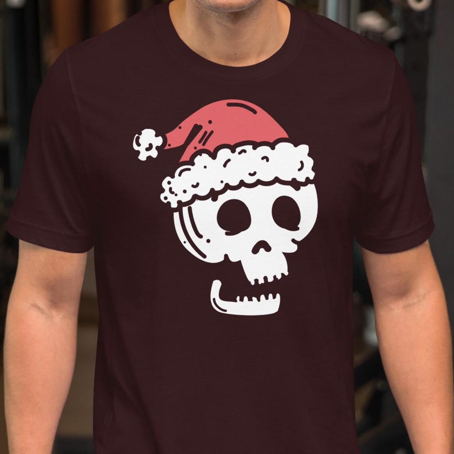 Skull Christmas, Unisex t-shirt L