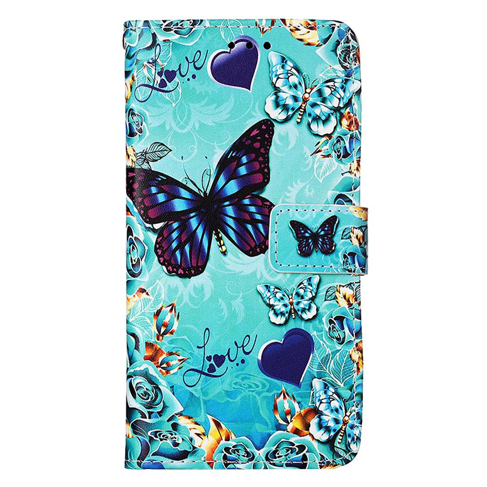 For Xiaomi Redmi Note 13 Pro 4G/Poco M6 Pro 4G Leather Case with Strap and Card Holder Pattern Printing Phone Cover