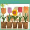 Wooden Tulip Sculpture With Intricate Hand Carving For Wedding Anniversary And Special Occasion