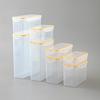 Large Capacity Sealed Storage Jars Food Grade Plastic Moisture-proof Organizer for Kitchen Rice Flour Dry Food