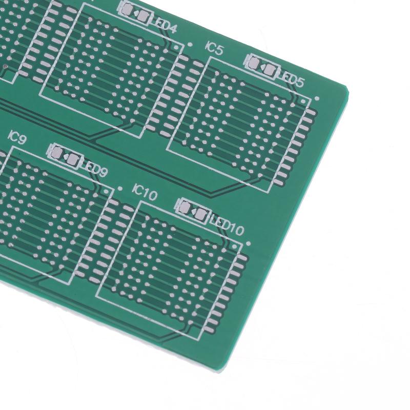 BGA-Chip-Lötübungsplatine-Kit Dezimale blinkende Lichter Lehre Praktisches Training Lötübung Einzelteile