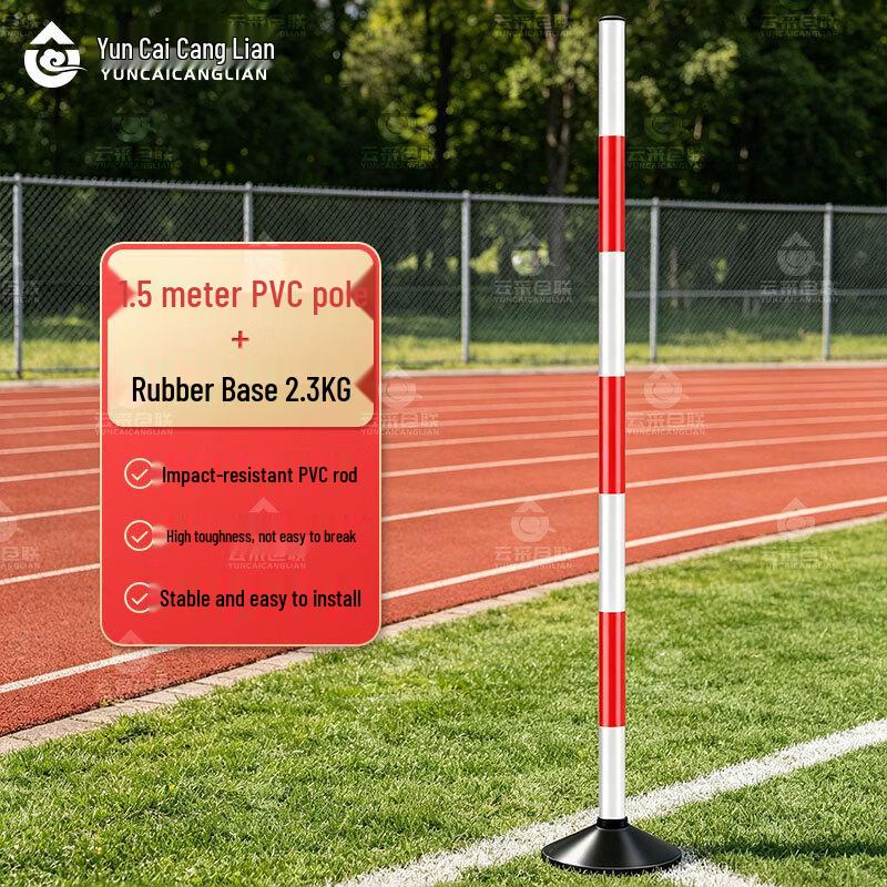 PVC Traffic Marker Pole with Rubber Base