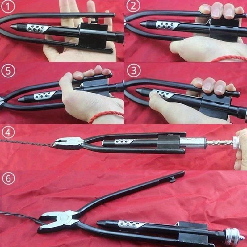 Pinze Piegatrici per Filo di Sicurezza Strumenti per Piegare Kit di Riparazione Manuale 6 pollici 9 pollici Pinza Piegatrice per Filo di Sicurezza Unidirezionale per Aeromobili