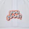 LOLONG You Good Needlepoint Hat (White)