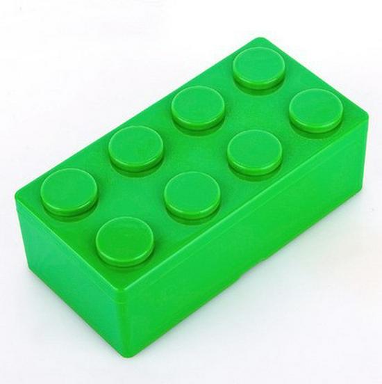 Stackable Block-Shaped Desktop Storage Organizer Box