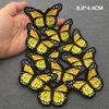 10Pcs Butterfly Patches Applique For Clothing Embroidery Patches On Clothes Diy Ironing Sewing Children Kids Stickers