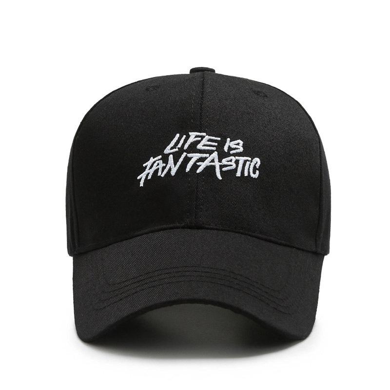 Spring And Autumn Trend Cap Male And Female Couples Sunshade Sunscreen Hat Alphabet Embroidery Baseball Cap