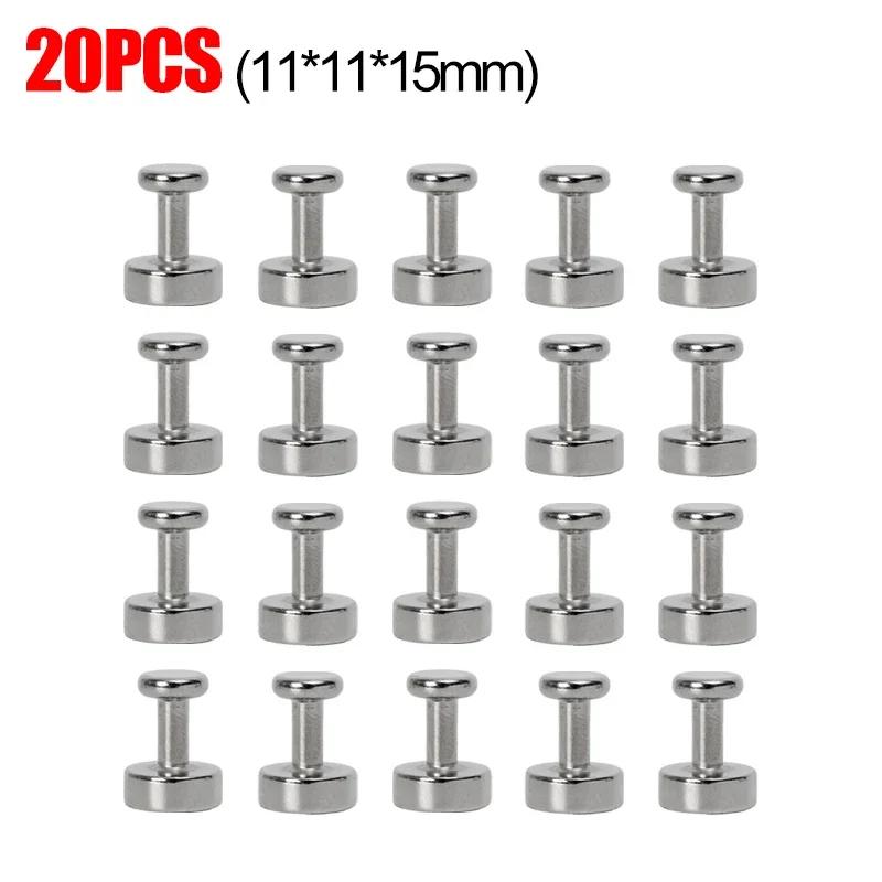 24/2PCS Neodymium Magnetic Thumbtacks Suction Cup Strong Magnet Push Pin for Refrigerator Whiteboard Kitchen Office Magnets Hook