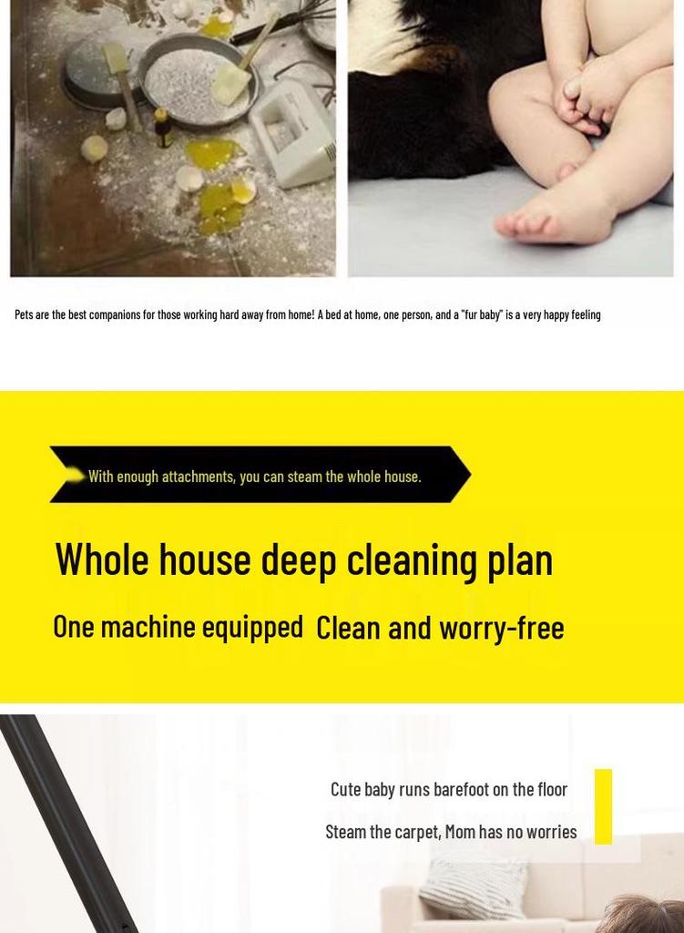 YX Multi-functional High-Pressure Steam Cleaner for Kitchen, Sofa, Carpet, and Car